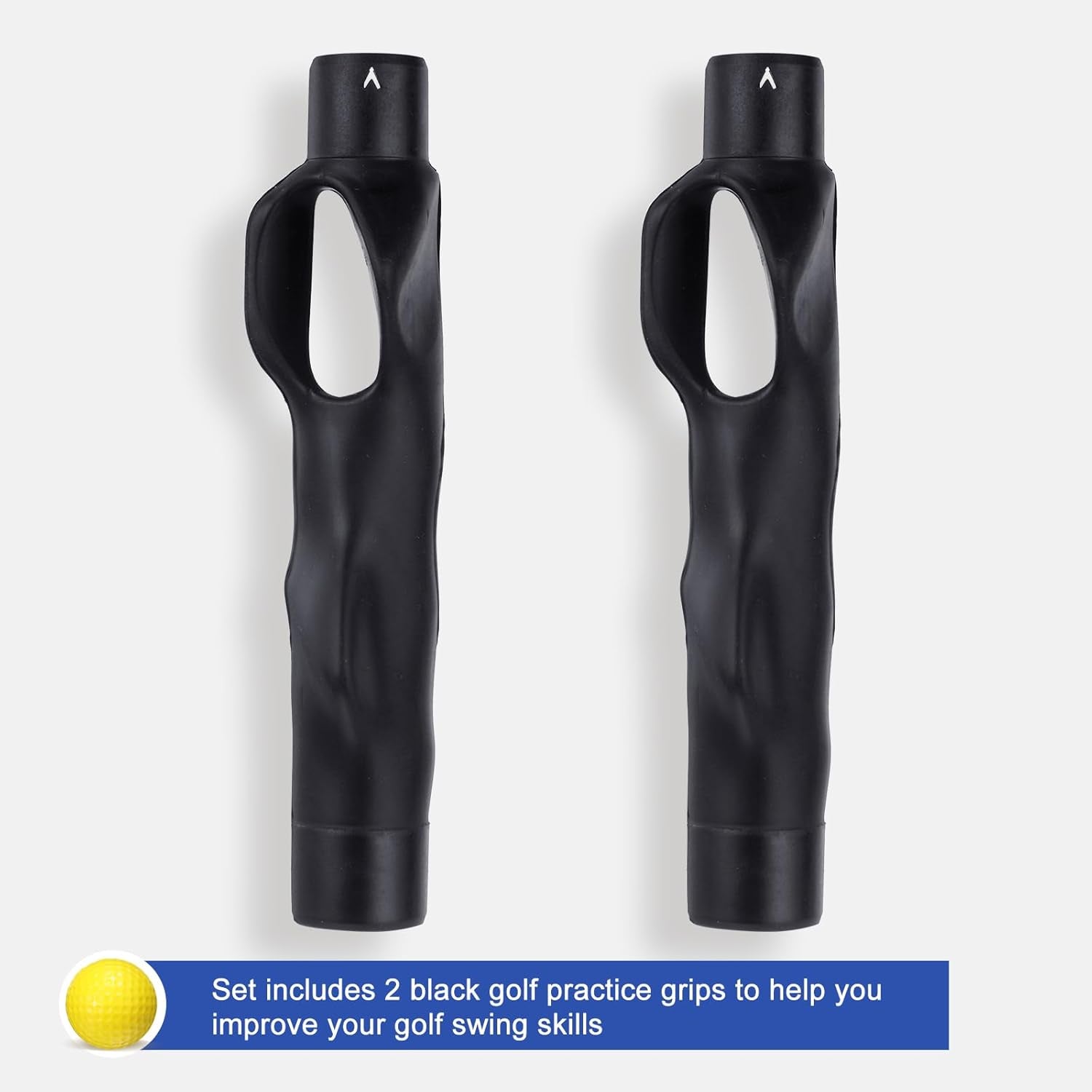2 Pack Golf Grip Trainer Attachment for Improving Hand Positioning on Club Right Handed Golf Swing Trainer for Kids and Woman Beginner Learn Correct Grip Posture