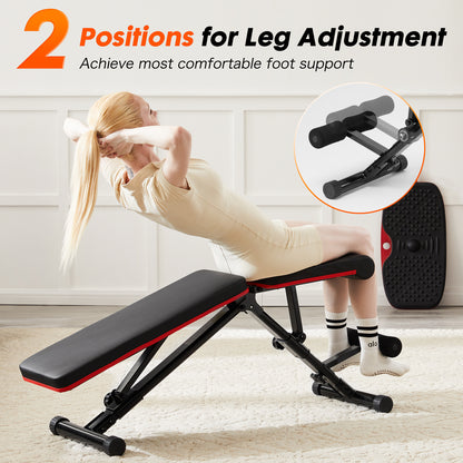 Adjustable Fitness Bench Suitable for Home Gyms