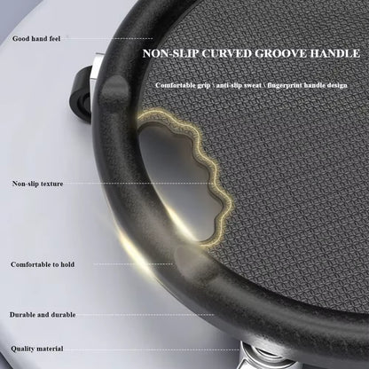 4-Wheel Ab Roller Exercise Wheel Portable Abdominal Fitness Disc for Home Workout Silent Gliding Core Trainer PVC Ab Wheel