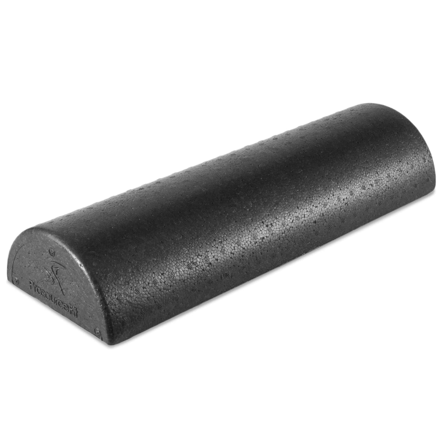 High Density Half-Round Foam Rollers 12”, 18", 36" Black