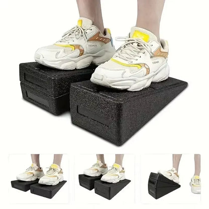 3Pcs Yoga Wedge Stretch Slant Boards Adjustable Bricks Squat Wedge Blocks for Exercise Gym Fitness Yoga Accessories Pilates Ring