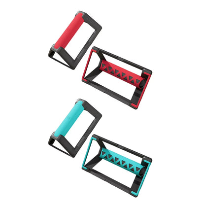 2Pcs Push-Up Stand Workout Stands Non Slip Push-Up Bracket Heavy Duty Push Ups Rack Ergonomic for Fitness Strength