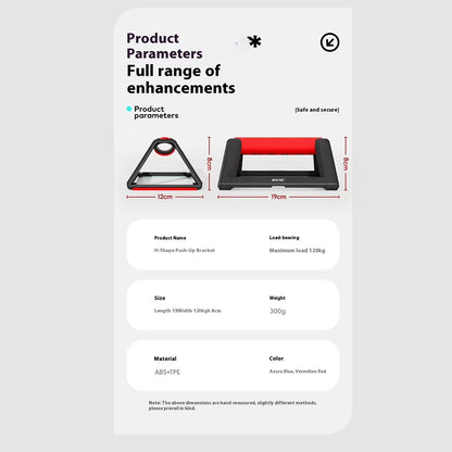 2Pcs Push-Up Stand Workout Stands Non Slip Push-Up Bracket Heavy Duty Push Ups Rack Ergonomic for Fitness Strength