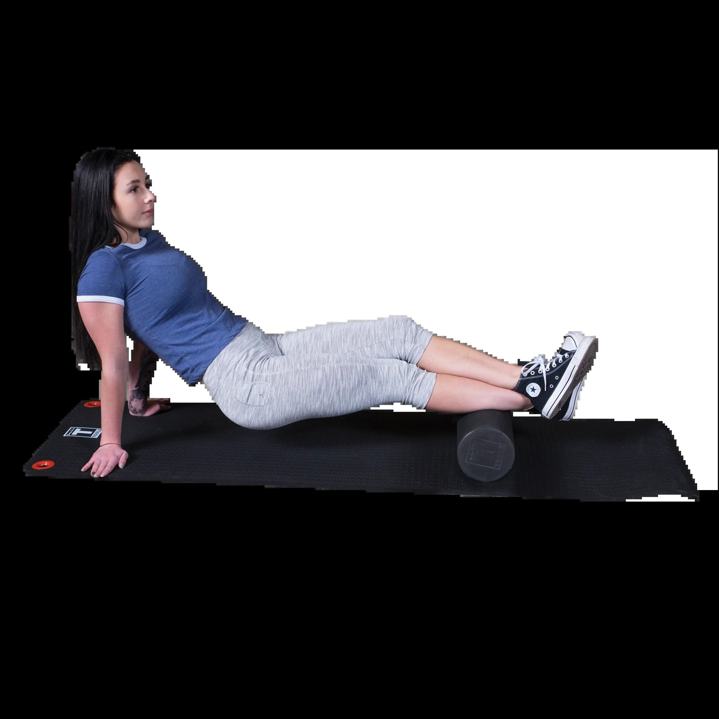 - Premium Full Foam Roller, Black, 18 (BSTFRP18F)