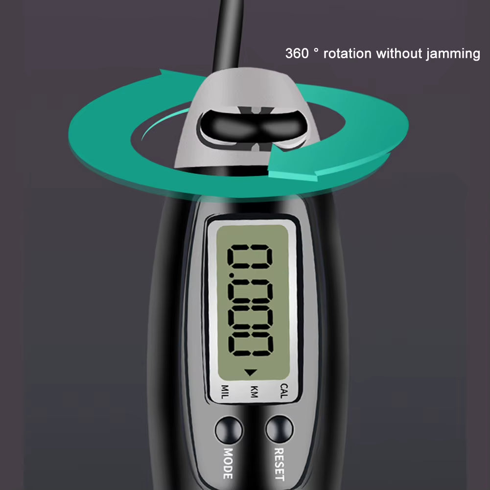 Counting Jump Rope Ball Steel PVC Skipping Rope Exercise Adjustable Cordless Jump Rope Fitness Gym Training Home Sport Equipment