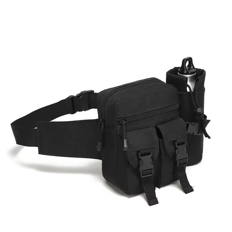 Outdoor Tactical Waist Pack Nylon Hiking Phone Water Bottle Pouch Sport Tool Equipment Package Hunting Climbing Camping Belt Bag