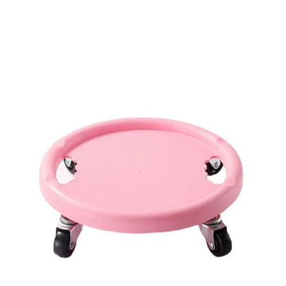 4-Wheel Ab Roller Exercise Wheel Portable Abdominal Fitness Disc for Home Workout Silent Gliding Core Trainer PVC Ab Wheel