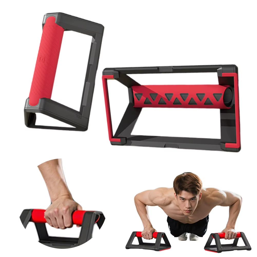 2Pcs Push-Up Stand Workout Stands Non Slip Push-Up Bracket Heavy Duty Push Ups Rack Ergonomic for Fitness Strength