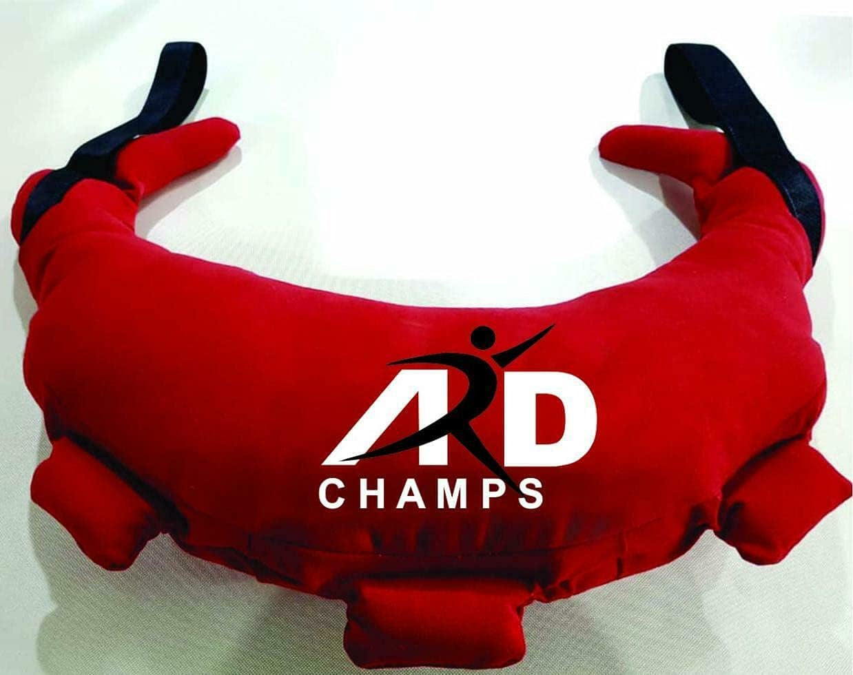 Ard-Champs Fitness Gym Training Workout Sand Bag Bulgarian Canvas 5-28 KG RED